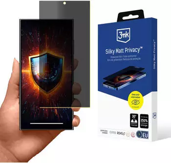 3mk Silky Matt Privacy Sichtschutzfolie Samsung Galaxy S24 Ultra