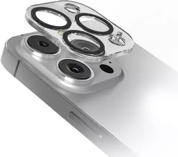 SBS Mobile Kameralinsenschutz für Apple iPhone 16 Pro/iPhone 16 Pro Max Transparent