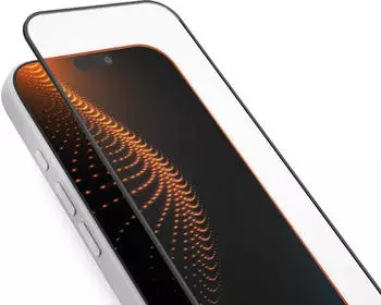 SBS Mobile Ultra-widerstandsfähiges Schutzglas für iPhone 17 Pro mit D3O-Technologie und Applikator Schwarz