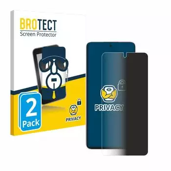 BROTECT Displayschutzfolie Sichtschutzfolie für Xiaomi 12 Lite, 2 Stück, Anti-Spy Privacy Sichtschutz Blickschutzfolie Blaulicht-Schutz