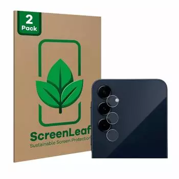 ScreenLeaf 2x ScreenLeaf Displayschutzfolie für Samsung Galaxy A35 5G (NUR Kameraschutz)