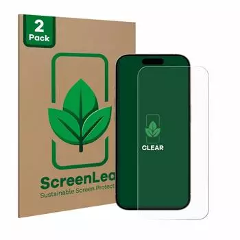 ScreenLeaf 2x ScreenLeaf Displayschutzfolie für Apple iPhone 15 Pro