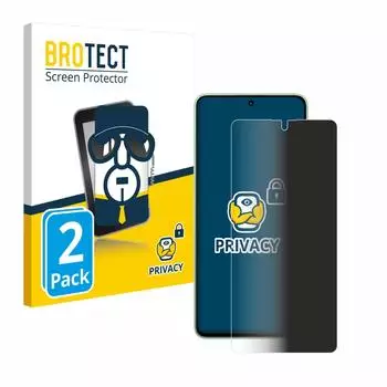 BROTECT Sichtschutzfolie für Xiaomi Redmi Note 13 4G, 2 Stück, Anti-Spy Privacy Sichtschutz Blickschutzfolie Blaulicht-Schutz