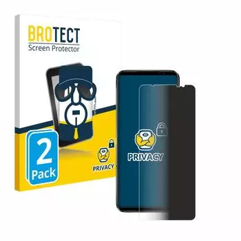 BROTECT Displayschutzfolie Sichtschutzfolie für ASUS ROG Phone 6 Pro, 2 Stück, Anti-Spy Privacy Sichtschutz Blickschutzfolie Blaulicht-Schutz
