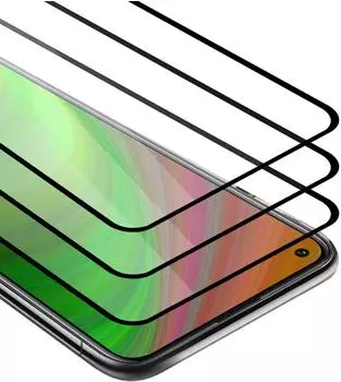 Cadorabo 3x Schutzfolie für Xiaomi Mi 10T / Mi 10T PRO Panzerfolie Schutzglas Fullcover