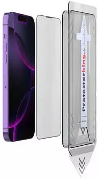 Protectorking 2x iPhone 15 Panzerglas 9H 3D klar