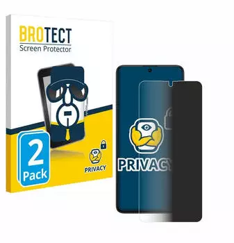 BROTECT Sichtschutzfolie f&uuml;r Xiaomi Redmi Note 13 Pro 5G, 2 St&uuml;ck, Anti-Spy Privacy Sichtschutz Blickschutzfolie Blaulicht-Schutz