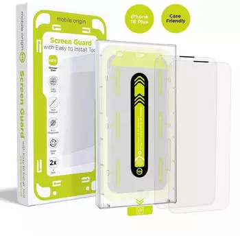 Mobile Origin Schutzfolie Apple iPhone 16 Plus Transparent 2 Stk