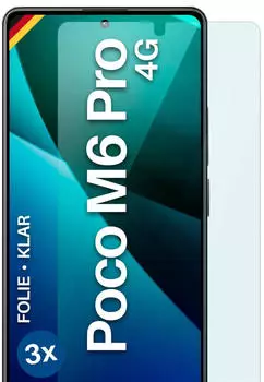 moex FlexProtect Poco M6 Pro (4G) Schutzfolie Klar