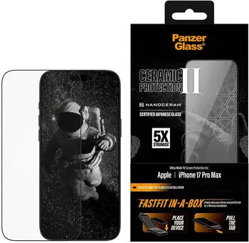 PanzerGlass Keramik Schutzfolie Apple iPhone 17 Pro Max Ultra Wide Fit