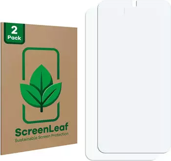 ScreenLeaf 2x Displayschutzfolie für Samsung Galaxy S23 nachhaltig verpackt