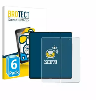 BROTECT Schutzfolie f&uuml;r Honor Magic V6 (Inneres Display), 6 St&uuml;ck, Displayschutz Schutz Folie Matt Entspiegelungsfolie