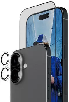 PanzerGlass Schutzfolie 2in1 Essentials Set Apple iPhone 17 Transparent