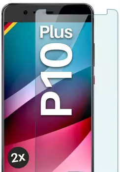 moex Klares Panzerglas für Huawei P10 Plus passgenaue 9H Schutzfolie für zuverlässigen Displayschutz ShockProtect Klar