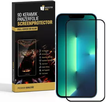 Protectorking 3x iPhone 14 Keramik Glas 3D klar