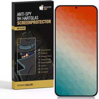 Protectorking 1x Panzerglas Samsung Galaxy S24 9H Blickschutz Anti Spy