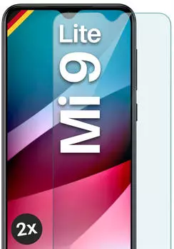 moex Klares Panzerglas für Xiaomi Mi 9 Lite passgenaue 9H Schutzfolie für zuverlässigen Displayschutz ShockProtect Klar