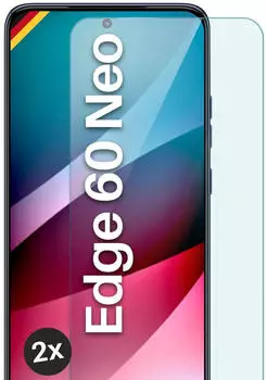 moex Klares Panzerglas für Motorola Edge 60 Neo passgenaue 9H Schutzfolie für zuverlässigen Displayschutz ShockProtect Klar