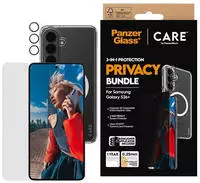 CARE by PanzerGlass Displayschutzglas "3-in-1 Protection Privacy Bundle" f&uuml;r Samsung