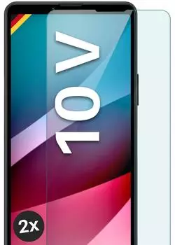 moex Schutzfolie Sony Xperia 10 V Panzerglas 9H ShockProtect 2 Stück