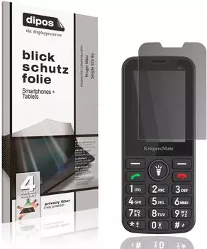 e-cultor Simple 924 4G Blickschutzfolie 4-Wege (EC-5279643-Kruger-Matz-Simple-924-4G)