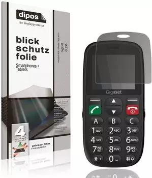e-cultor Blickschutzfolie für Gigaset GL395, matt, 4-Wege-Schutz