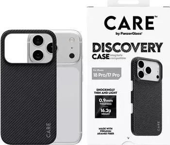PanzerGlass Discovery Case MagSafe iPhone 17 Pro, schwarz & grau (CR68281)