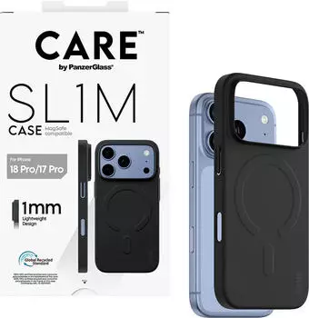 PanzerGlass SL1M Case schwarz, transparent, MagSafe (CR87852)