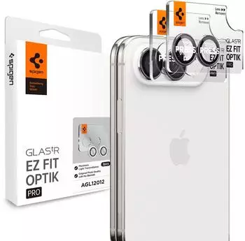 Spigen EZ Fit Optik Pro Kameraschutzglas 9H, 2er-Pack (AGL12012)