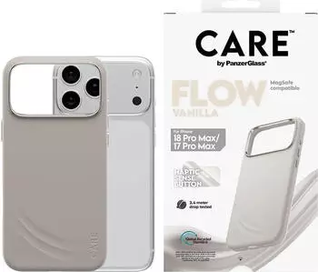 PanzerGlass Flow Case Vanilla, MagSafe, iPhone 17 Pro Max (CR12457)