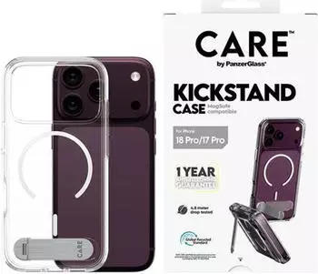 PanzerGlass PGC Kickstand Case transparent weiß Mag (CR28303)
