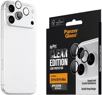 PanzerGlass Hoops Kamera-Objektivschutz iPhone 18 Pro/Pro Max, transparent (PG69250)