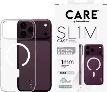 PanzerGlass SL1M Case iPhone 18 Pro Max, transparent, MagSafe (CR93461)