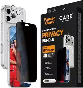 PanzerGlass CARE Privacy Flagship 3-in-1 Bundle iPhone 18 Pro Max (CR96571)