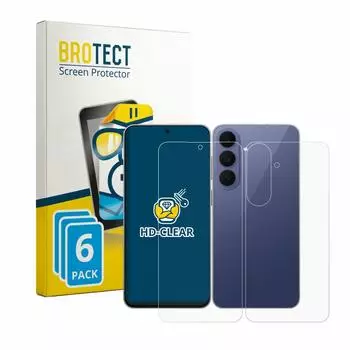 BROTECT Samsung Galaxy S26 FE Displayschutzfolie transparent, Display+R&uuml;ckseite, 6er-Pack (4264730)