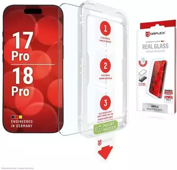 Displex Real Glass MM Displayschutzglas f&uuml;r iPhone 17 Pro/18 Pro (02311)