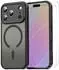 Wigento MagSafe Hülle + 2x Schutzglas für iPhone 18 Pro, schwarz, matt (Full Cover Set)