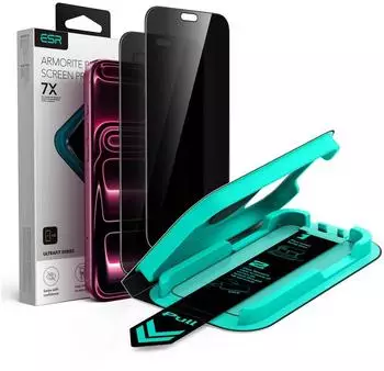ESR UltraFit Armorite Privacy Panzerglas für iPhone 18 Pro Max, 9H, 2er-Pack (1D9840101)