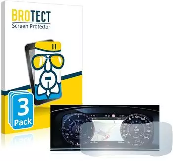 BROTECT AirGlass Schutzglas für VW Golf 7 Facelift Active Info Display 12.3" (3842641)