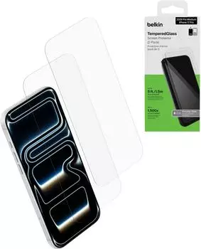 Belkin TemperedGlass iPhone 18 Pro Max/17 Pro Max 2 Pack