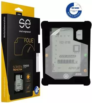 smart engineered Displayschutzfolie Motorrad transparent, 2 Stück (SE-DCP-2-0102-0073-1-M)