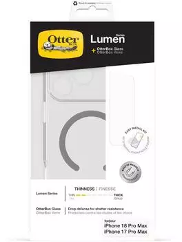 OtterBox Lumen Clear+Glass iPhone 18 Pro Max/17 Pro Max, transparent (78-81605)