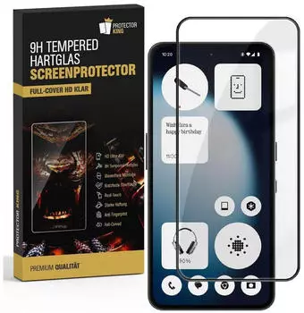 Protectorking 6x 9H Panzerglas f&uuml;r Nothing Phone 3a Pro 6,77 Zoll Full Screen HD klar