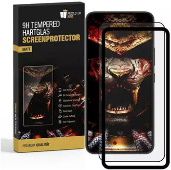 Protectorking 2x 9H Panzerglas f&uuml;r Samsung Galaxy S26 Full Screen matt entspiegelt mit Montagehilfe