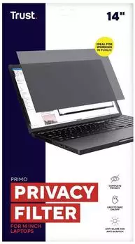 Trust Primo Blickschutzfolie Notebook 14" rahmenlos (25194)