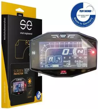 smart engineered Displayschutzfolie Motorrad Suzuki GSX-R1000/Katana/GSX-S1000 (SE-DCP-2-0102-0094-1-M)