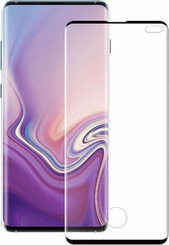 Eiger 3D GLASS, Schutzfolie transparent/schwarz, Samsung Galaxy S10+