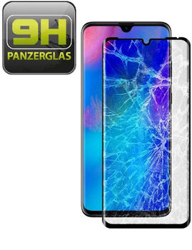 Protectorking 4x 9H Hartglas f&uuml;r Huawei P30 Pro FULL COVER Panzerfolie Displayschutz KLAR SW