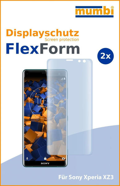 Mumbi Schutzfolie kompatibel mit Sony Xperia XZ3 Folie klar (2x)