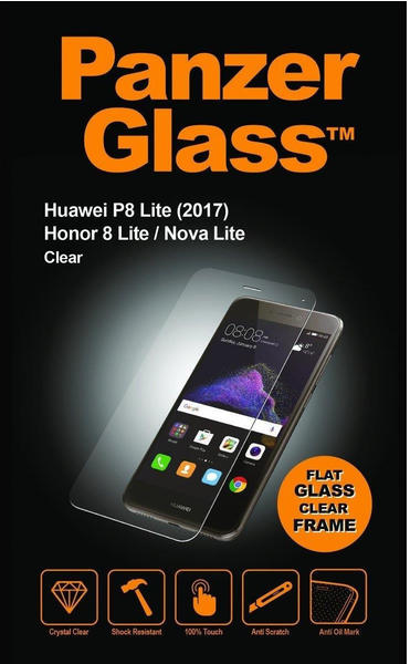 PanzerGlass Crystal Clear Displayschutz für Huawei P8 Lite (2017)